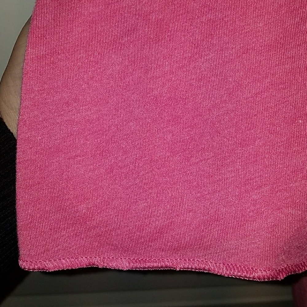 New Next Level Apparel #HOT BRIDE Pink tank w/gold - Picture 5 of 7